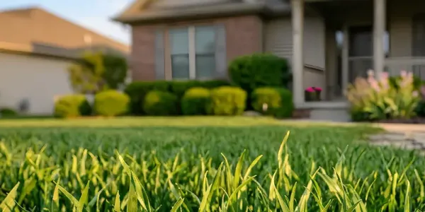 green healthy grass